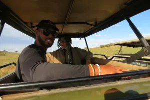 Clients on game drives