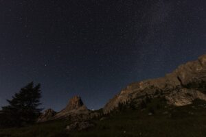 Stars on a clear night sky