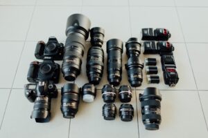 A ton of cameras and additional photo gear